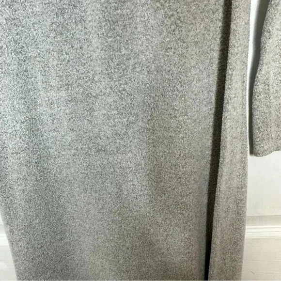 Monteau  Sweater Dress Buttons Grey Size Small - Picture 10 of 16